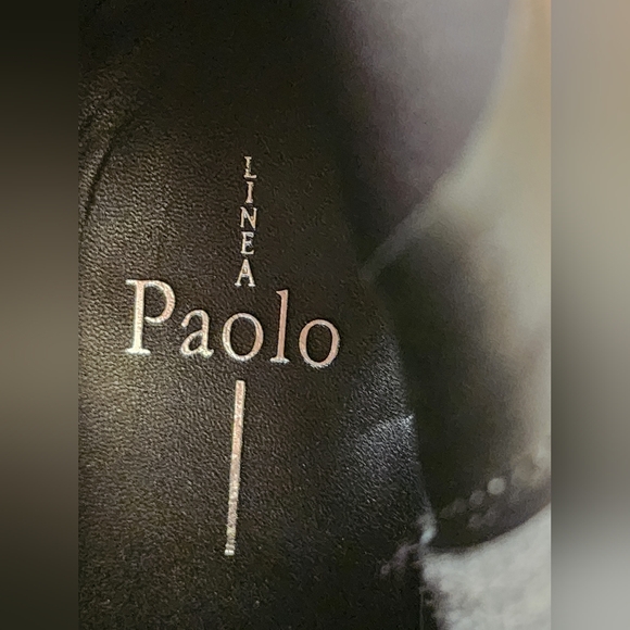 Size 5 - New Paolo Linea Jackie Knee High Blavk Leather Boots - Picture 7 of 9